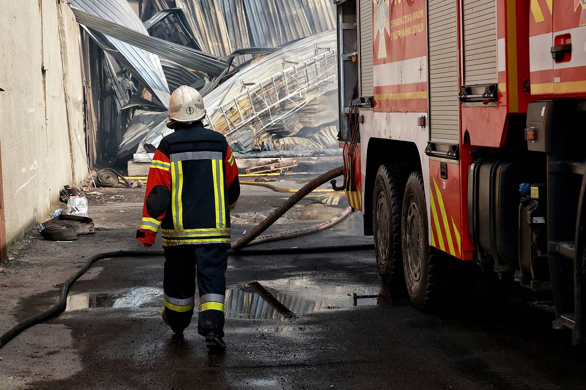 В центре Москвы начался пожар
