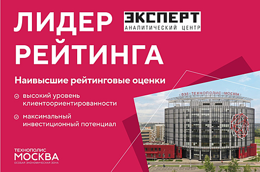 ОЭЗ «Технополис «Москва» вновь возглавил рейтинг индустриальных парков и Особых зон
