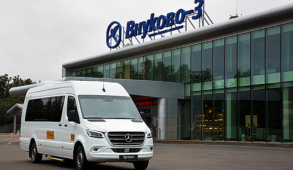 Для «Внуково-3» сделали микроавтобус Mercedes-Benz Sprinter с VIP салоном