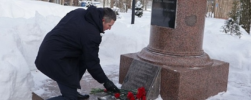 Жители Пущино присоединились к акции «Защитим память героев»