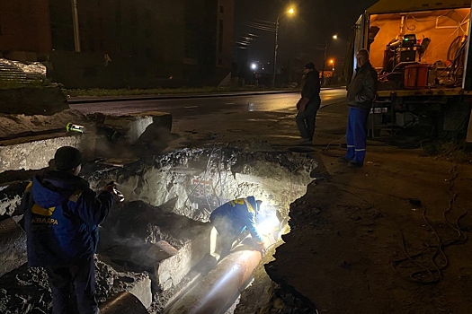 В Курске завершился ремонт тепломагистрали на улице Ольшанского