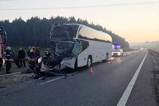 Попавший в ДТП во Владимирской области автобус вез паломников