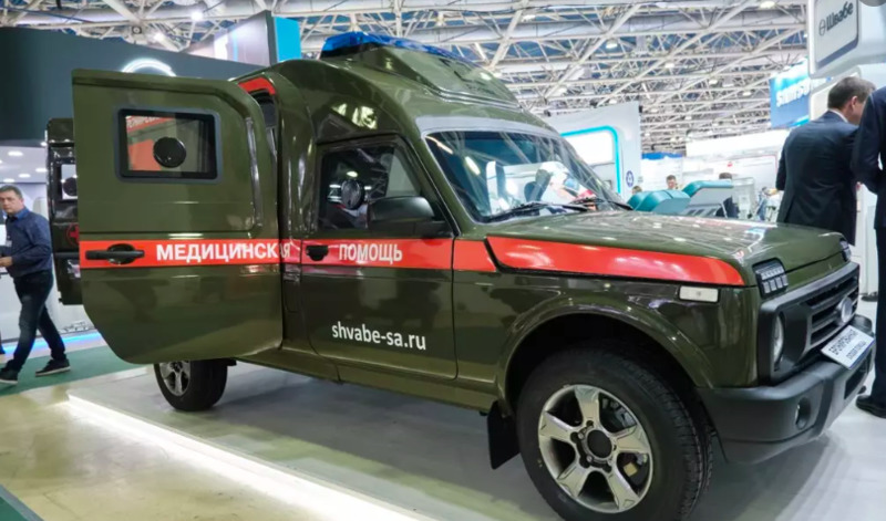 Новости автомира: Ростех показал бронированную скорую помощь на базе Lada Niva Legend