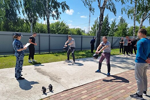 В курской колонии и СИЗО состоялись соревнования по кроссфиту