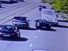 В Калининграде иномарка столкнулась с двумя маршрутками, есть пострадавшие