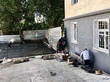 В Сочи благоустраивают дом, о котором рассказали Владимиру Путину