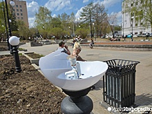 Светильники в сквере за Оперным театром в Екатеринбурге заменят на антивандальные