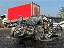 Водитель Nissan погиб при столкновении с грузовиком на трассе Самара — Волгоград