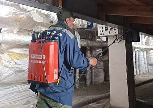 Военные коммунальщики выполнят огнезащитную обработку порядка 200 деревянных конструкций на объектах ЮВО