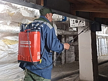 Военные коммунальщики выполнят огнезащитную обработку порядка 200 деревянных конструкций на объектах ЮВО