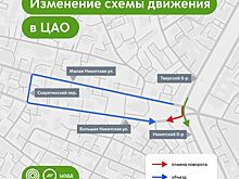 Схема движения на площади Никитские Ворота изменится с 15 февраля