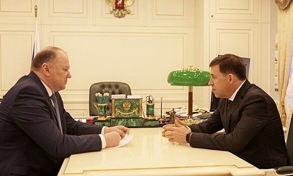 Николай Цуканов и Евгений Куйвашев обсудили вопросы социально-экономического развития Свердловской области