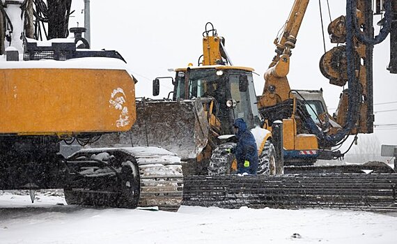 Строительство путепровода на первом участке Вознесенского тракта в Казани выполнено на 20%