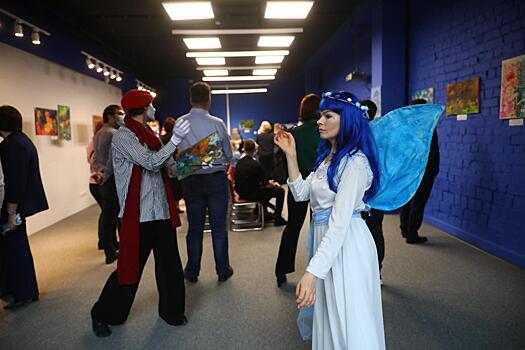 Нижегородцы увидят «Мир глазами особенного ребёнка»: смотрим, как прошло открытие выставки