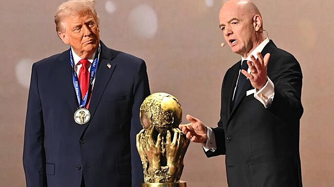 Глава ФИФА Инфантино: «Трамп заслужил Премию мира, он сыграл ключевую роль в разрешении конфликтов и спасении тысяч жизней. Это не только мои слова, но и лауреата Нобелевской премии Мачадо»