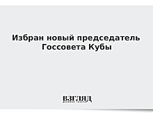 Избран новый председатель Госсовета Кубы