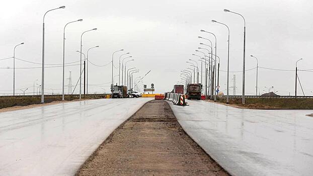 Полностью готов один из «лепестков» развязки на обходе Вологды