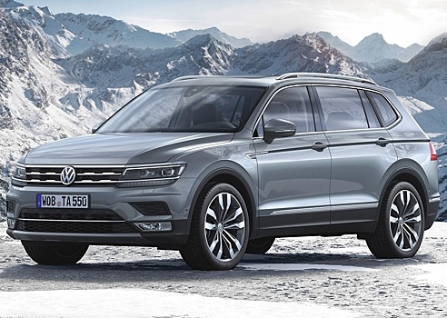 Семиместный Volkswagen Tiguan добрался до европейцев