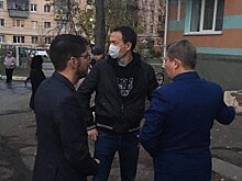 На место пожара в Альметьевске прибыл глава района Тимур Нагуманов