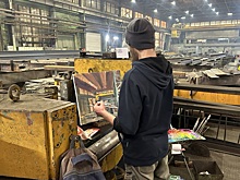 На ижевском предприятии ЦЗМ прошёл пленэр художников всероссийского арт-фестиваля «Время вперёд»