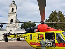 Вертолет санавиации забрал пенсионерку с инфарктом из Тарусы