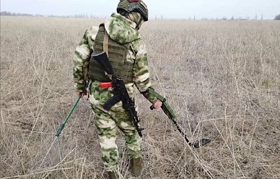 В Курской области специалисты проводят разминирование Большесолдатского района