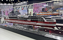 ОСК на выставке "Нева-2023" представила модель круизного лайнера "Карелия"