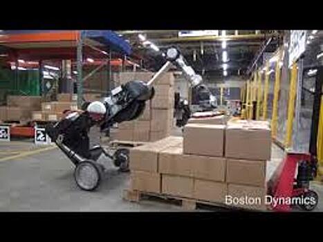 BostonDynamics показала видео нового робота‐погрузчика