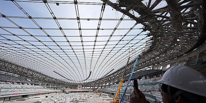 Строительство арены для шорт-трека в Пекине