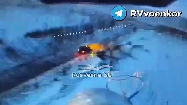 Мощное уничтожение контратакующей пехоты и техники ВСУ сняли на видео