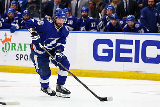 Кучеров стал третьим игроком в сезоне НХЛ, набравшим 60+ очков