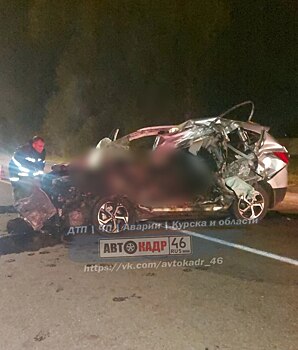 В Курске в ДТП погиб мужчина, ещё два человека пострадали