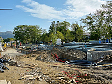 Новый парк около набережной в Кабардинке откроют в конце октября