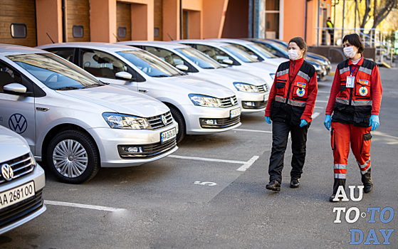 Volkswagen в Украине за 140 дней осуществили более 2500 перевозок врачей