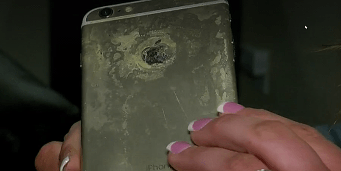Старый iPhone взорвался прямо возле лица владельца