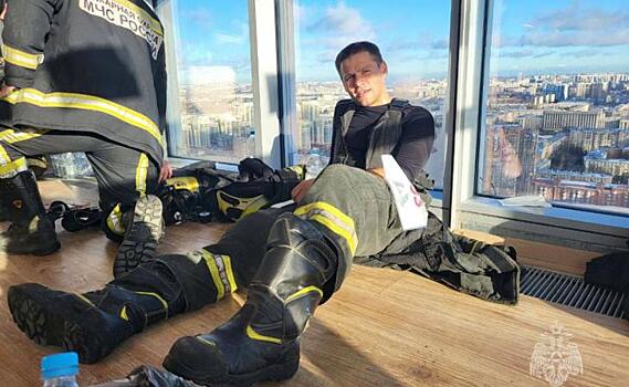 Курский пожарный Алексей Зиновьев стал участником «Вертикального вызова»