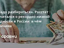 «Надо разбираться». Росстат отчитался о рекордно низкой бедности в России  в чём причина