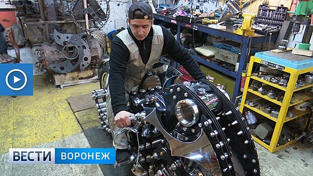 Футуристичный мотоцикл воронежских мастеров покорил участников чемпионата по кастомайзингу