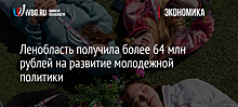 Ленобласть получила более 64 млн рублей на развитие молодежной политики