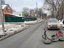 Электровелосипедист заехал под Subaru в Самаре