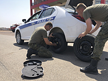 Российская команда на конкурсе «Дорожный патруль» уверенно осваивает иранскую технику