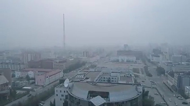 Дым от горящей тайги накрыл Якутск