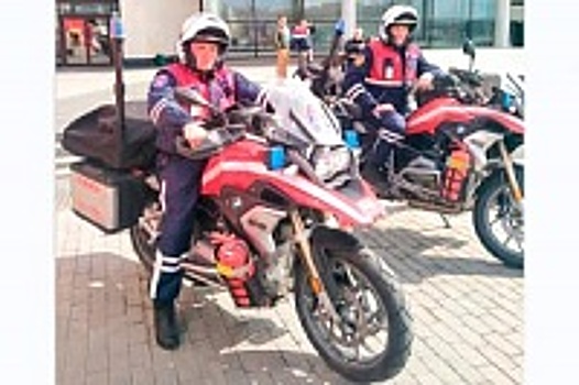 Группа спасателей-мотоциклистов приступит к дежурству в Зеленограде