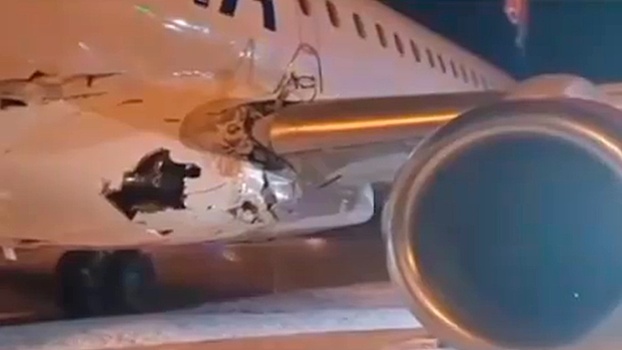 В Белграде самолет при взлете задел огни ВПП