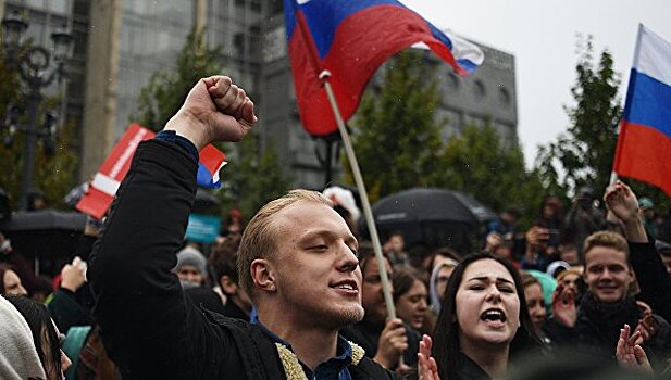 В МВД рассказали о числе участников акции протеста в Москве