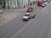 В Рязани произошло ДТП с участием велосипедиста