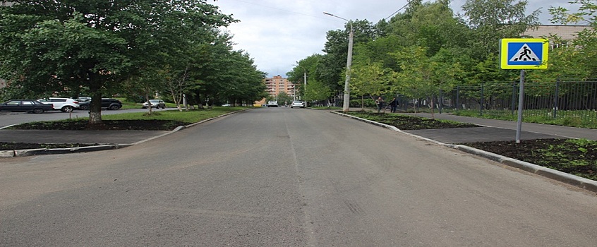 Улицу Цветочную в Ижевске отремонтировали