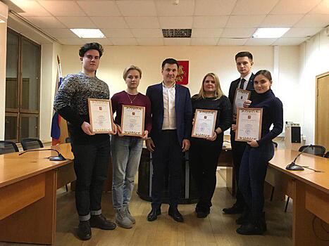 Членам молпалаты Тимирязевского района вручили благодарственные письма