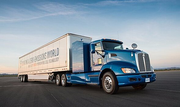 Toyota перевела 36-тонный грузовик на водородное топливо