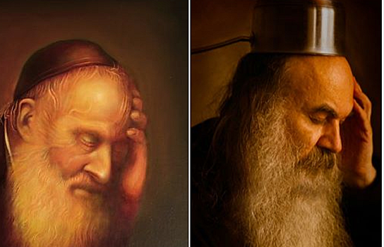 Екатеринбурженку захейтили за фотографию раввина с кастрюлей на голове